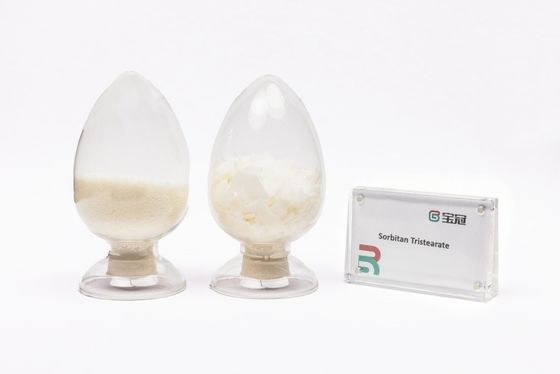 Un buen precio. Partículas sólidas amarillas blancas de sorbitano tristearato Estabilizador Agente mezclador Emulsionador en línea
