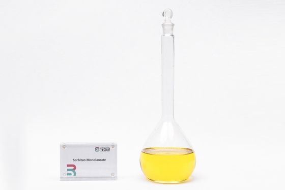 Un buen precio. Ámbar viscoso líquido sorbitano monolaurado Surfactante en alimentos Farmacéutica Cosméticos Textiles en línea