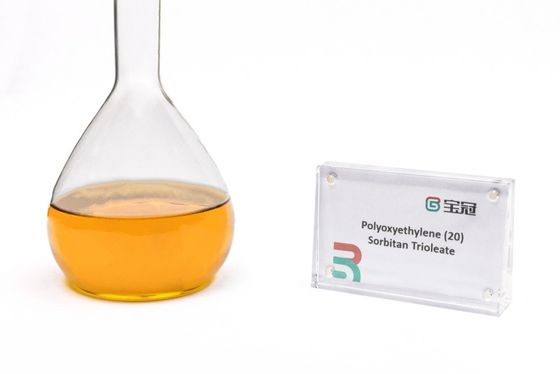 Un buen precio. Polysorbate 85, Polyoxyethylene (20) Sorbitan Trioleate, C60H108O8 ((C2H40) 20, Emulsionador, Agente espumante, Lubricante, Solubilizador en línea