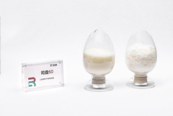 Un buen precio. Monostearato de sorbido, o estearato de sorbido, C24H46O6.7, sólido granular de color amarillo claro, estabilizador, lubricante, ablandador S-60 en línea